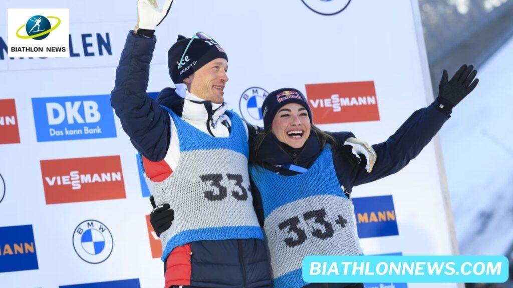 Astonishing Silver Bib in the World Cup Biathlon